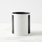 New Year 2026 – Black & White Mug with Red Accent Mok (Midden)