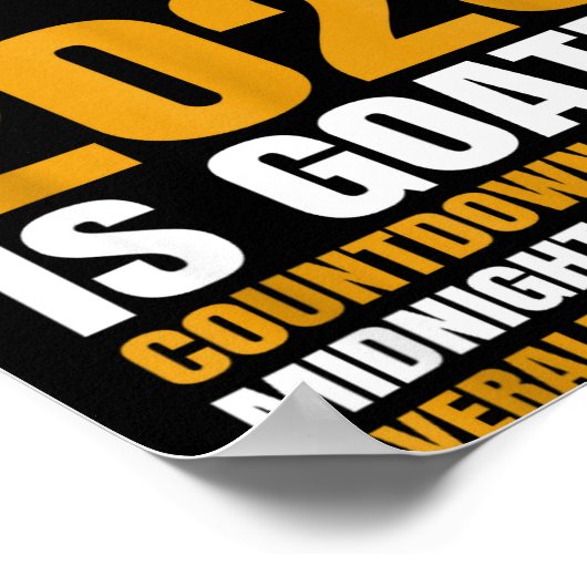 New Year 2026 Bruh No Cap Countdown Bussin Funny R Poster (Hoek)