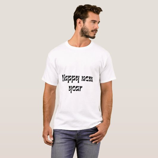 New Year 2026 Celebration T-Shirt (Voorkant volledig)