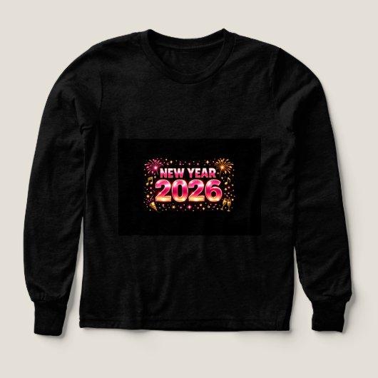 New Year 2026 Celebration T-Shirt | Stylish Party  (Voorkant)