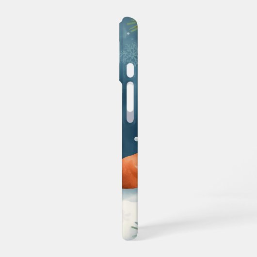 new year 2026 cute winter fox iphone case iPhone 16 hoesje (Linkerkant)