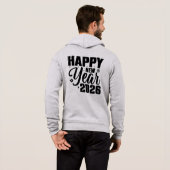 New Year 2026 Festive Greeting Design-65159 Hoodie (Achterkant volledig)