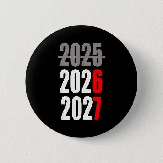 New Year 2026 Funny 67 New Year's Eve Party  Ronde Button 5,7 Cm (Voorkant)