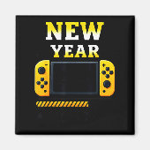New Year 2026 Loading Gaming Controller New Years Magneet (Voorkant)