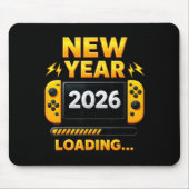 New Year 2026 Loading Gaming Controller New Years  Muismat (Voorkant)