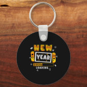 New Year 2026 Loading Video Gamers New Years Eve P Sleutelhanger (Voorkant)