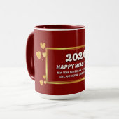 New Year 2026 Mug – Joy, Dreams & Celebration Mok (Voorkant links)