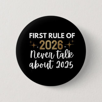 New Year 2026 Ronde Button 5,7 Cm