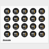 New Year 2026 Shirt Funny 67 Meme Six Seven  Ronde Sticker (Vel)