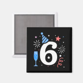 New Year 2026 Shirts 67 Meme  Magneet (Voorkant / Achterkant)