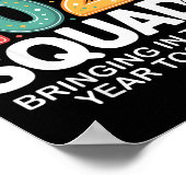 New Year 2026 Squad Funny Snowman Holiday Celebrat Poster (Hoek)