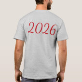 new year 2026 T-Shirt (Achterkant)