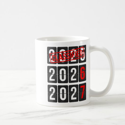 New Year 67 Six Seven Countdown New Year 2026 2027 Koffiemok (Rechts)