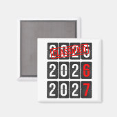 New Year 67 Six Seven Countdown New Year 2026 2027 Magneet (Voorkant / Achterkant)