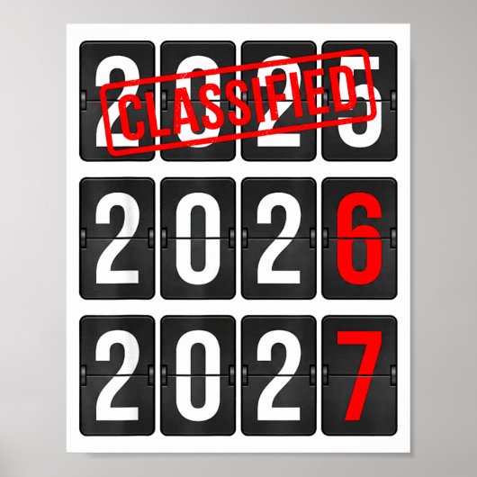 New Year 67 Six Seven Countdown New Year 2026 2027 Poster (Voorkant)