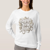 new year amazing  cup cake design t-shirt (Voorkant)