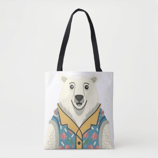 New Year and funny and happy animals Tote Bag (Voorkant)