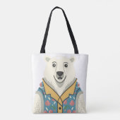 New Year and funny and happy animals Tote Bag (Achterkant)