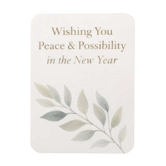 New year calendar  magneet (Verticaal)