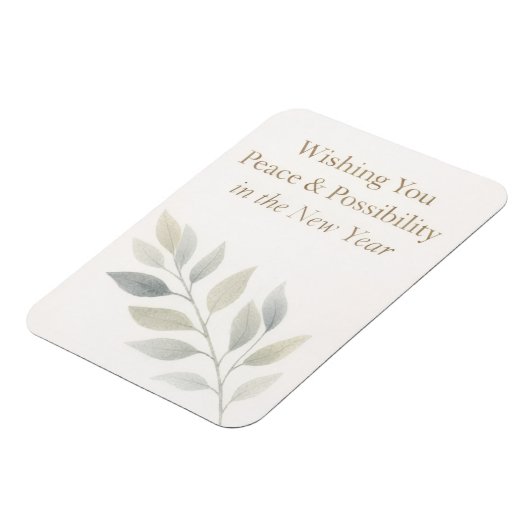 New year calendar magneet (Linkerzijde)