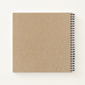 New Year Chapter Wildflower Minimalist Name Notitieboek (Achterkant)