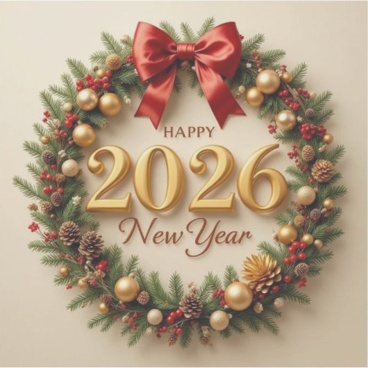 New Year Countdown Celebration Sticker (Voorkant)