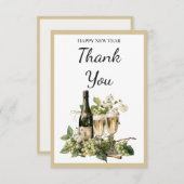 New Year Custom Thank You Card | 2026 Greeting Bedankkaart (Voorkant / Achterkant)