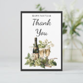 New Year Custom Thank You Card | 2026 Greeting Bedankkaart (Staand voorkant)