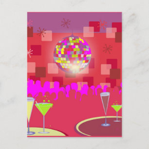 New Year Disco Feestdagenkaart