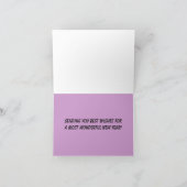 New Year Fireworks Cards Feestdagen Kaart (Binnen)