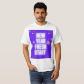 New Year Fresh Start T-Shirt design  (Voorkant volledig)