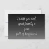 New year greeting calm bedankkaart (Achterkant)