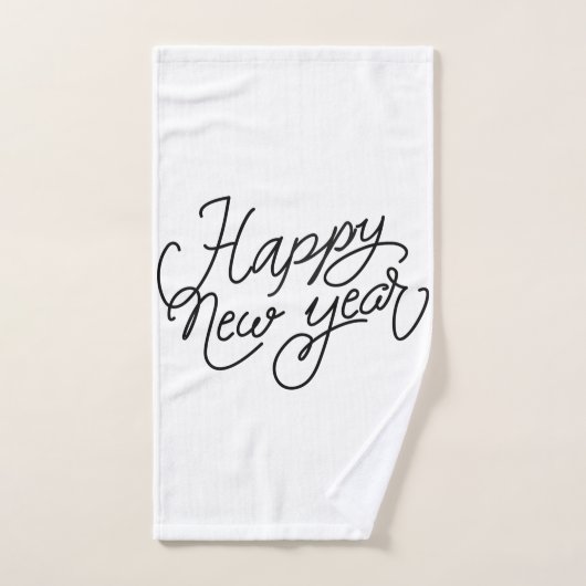 New year Hand Towel Handdoek (Handdoek)