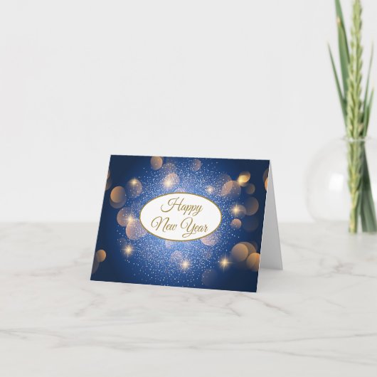 New Year Holiday Card Feestdagen Kaart (Voorkant)