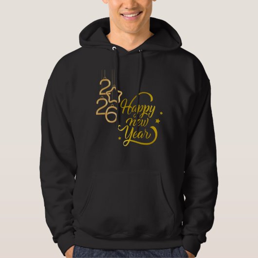 NEW YEAR hoodies trendy fun cool (Voorkant)