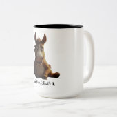 New year horse 2026 tweekleurige koffiemok (Voorkant rechts)