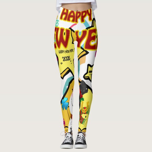 New Year  Leggings (Voorkant)