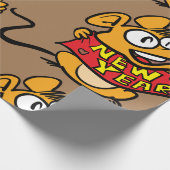 New Year Mouse Cadeaupapier (Hoek)
