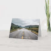 New Year New Adventures | Photo Folded Feestdagen Kaart (Voorkant)