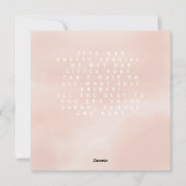 NEW YEAR, NEW BABY-BLUSH FEESTDAGENKAART (Achterkant)