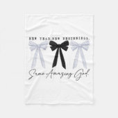 New Year New Beginnings Same Amazing God Coquette  Fleece Deken (Voorkant)