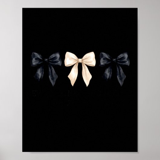 New Year New Beginnings Same Amazing God Coquette Poster (Voorkant)