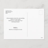 New Year New Home Moving Announcement photos Feestdagenkaart (Achterkant)