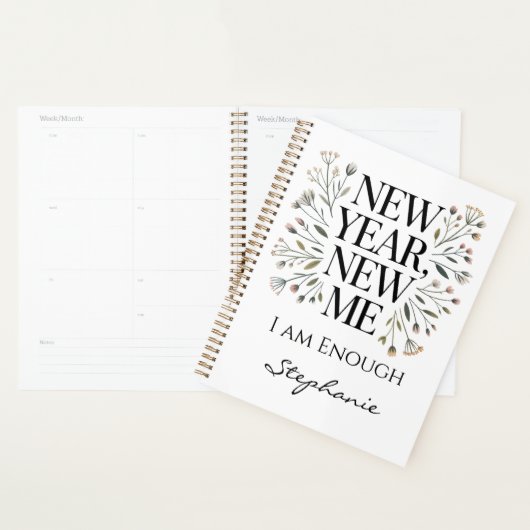 New Year, New Me Affirmation Planner (Display)