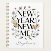 New Year, New Me Floral Planner (Voorkant)