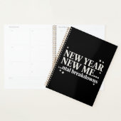 New Year New Me Mental Breakdown Sarcastic Planner (Display)