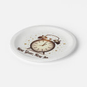 New Year New Me Plates Papieren Bordje (Gekanteld)