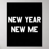 New Year New Me Workout Goals  Poster (Voorkant)