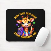 New Year New Same Awesome Me Giraffe Kids  Muismat (Met muis)