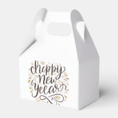 NEW YEAR New START , Happy New Years Bedankdoosjes (Achterkant)